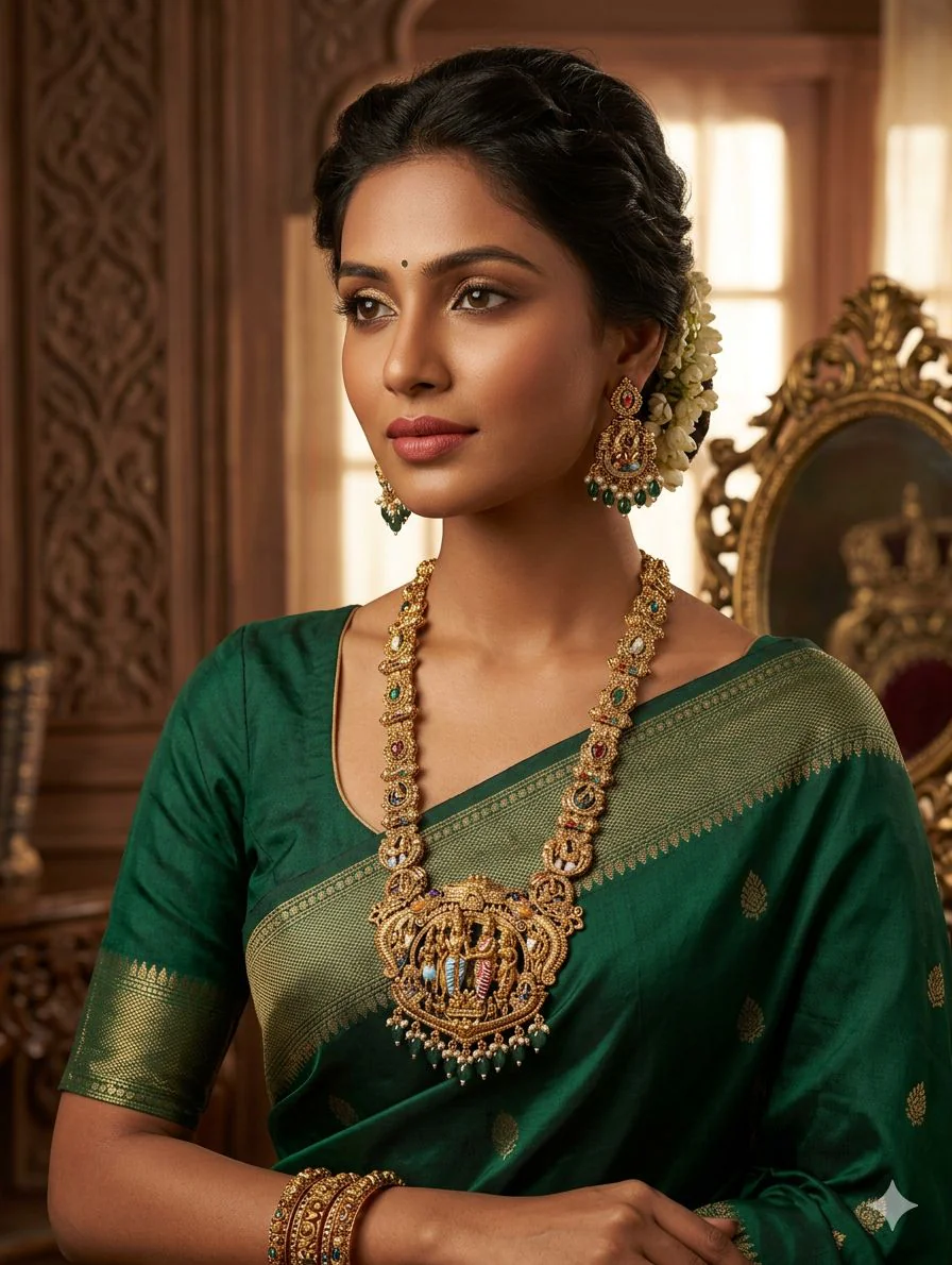 Srinivasa Kalyanam Haaram with earing