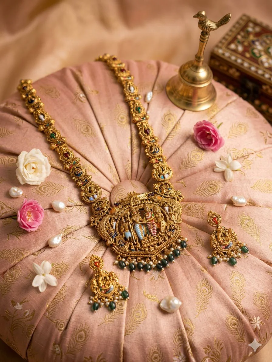 Srinivasa Kalyanam Haaram with earing