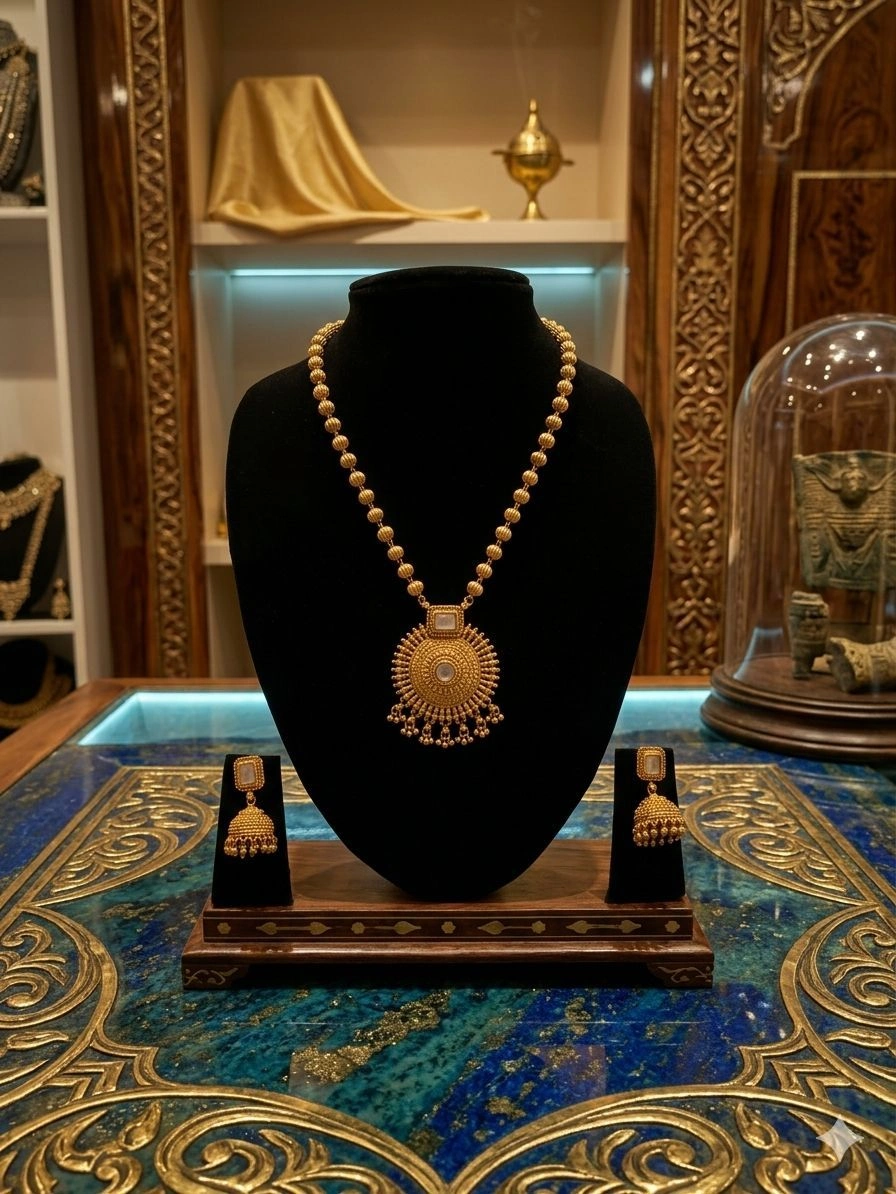 Antique Ball Chain Necklace