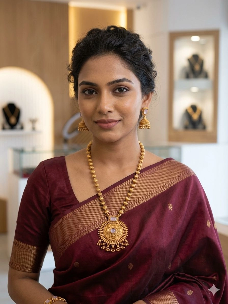 Antique Ball Chain Necklace